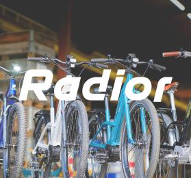 la marque Radior présentée sur des vélos