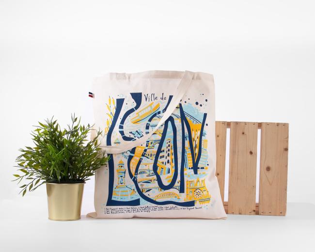 tote bag cours d'eau
