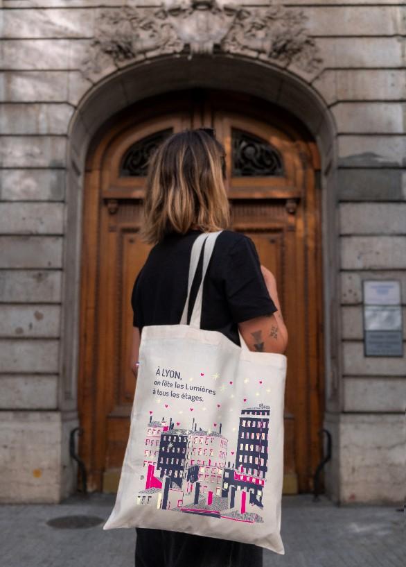 tote bag fête des lumières