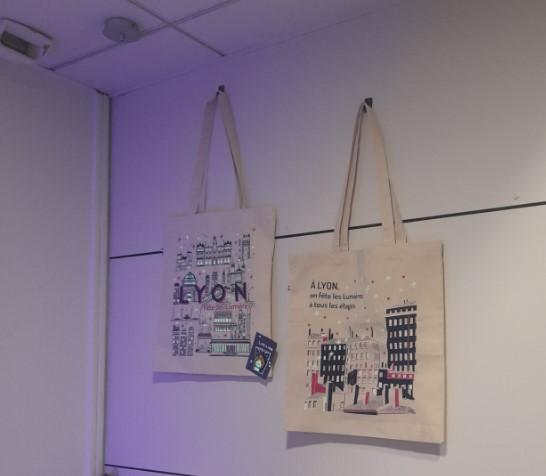 2 totes bag Fête des Lumières