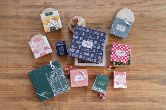 multi produits violette et Berlingot