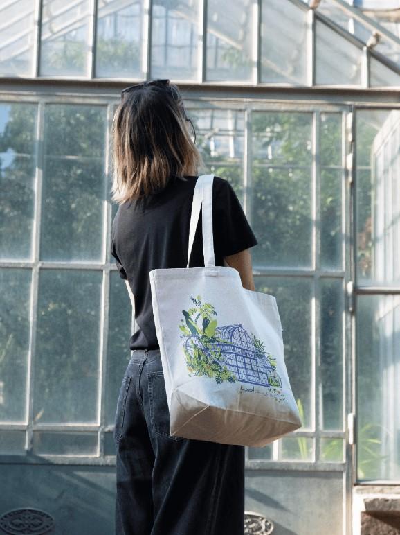 tote bag serre du parc de la Tête d'or