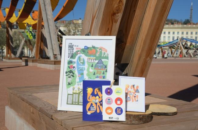 Sélection de produits WOP place Bellecour