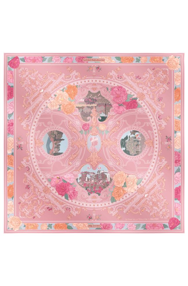 carré de soie Malfroy x parc de la Tête d'or 