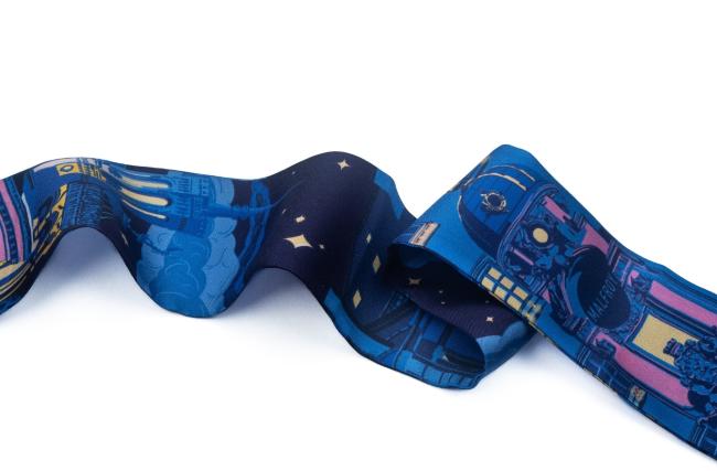 bandeau Fête des Lumières en soie