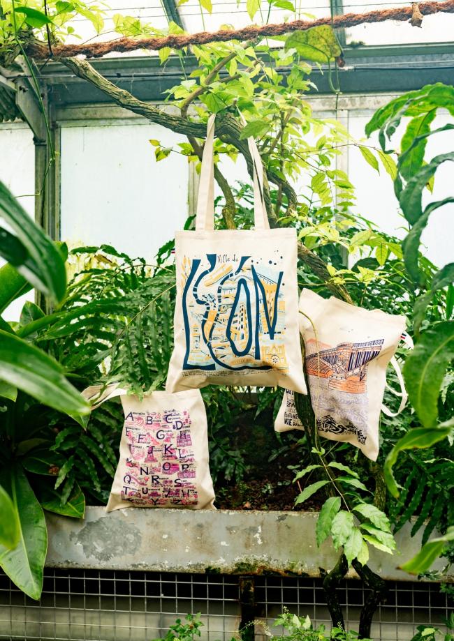 3 totes bag Atelier coton