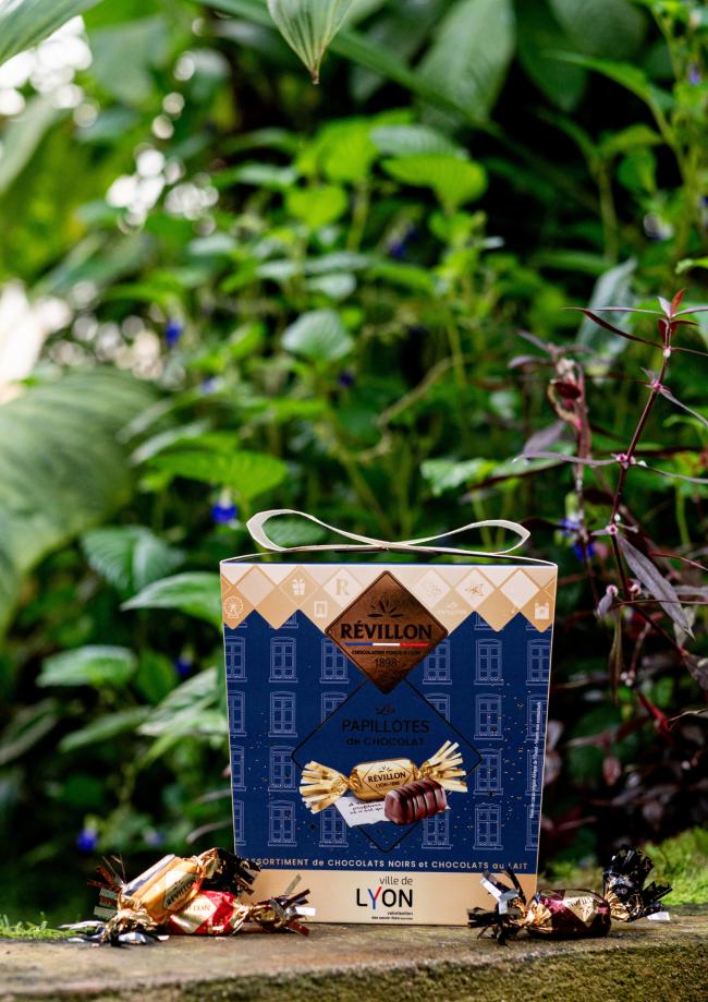gros plan sur les papillotes Révillon 