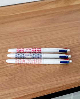 3 stylos 4 couleurs 